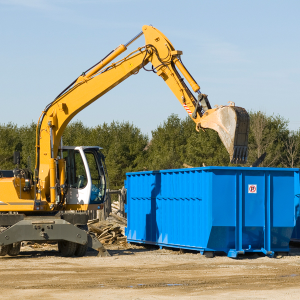 what size residential dumpster rentals are available in West Plains